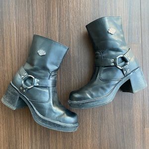 Harley Davidson Pavement Harness Boots Size 8